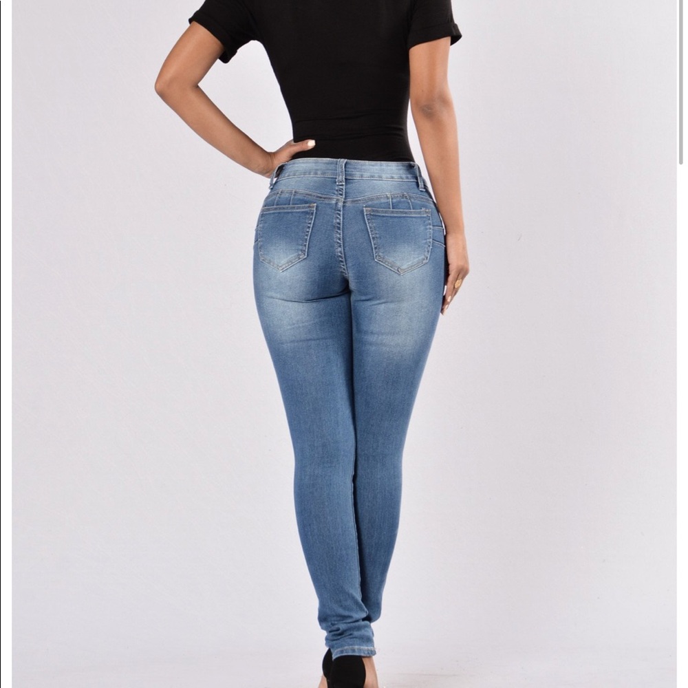 Wax jeans “butt, I love you”